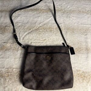 Coach Dark Brown Crossbody Bag